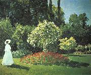 Claude Monet Jeanne-Marguerite Lecadre in the Garden oil painting